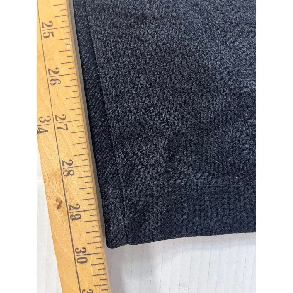 Puma Sweatpants Mens XL Black Mesh Panel Athletic Zip Pocket Joggers